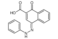 (4E)-1-oxo-4-(phenylhydrazinylidene)naphthalene-2-carboxylic acid结构式
