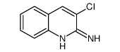 3-氯喹啉-2-胺结构式