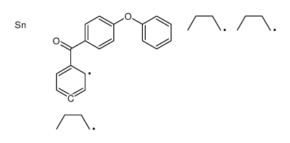 (4-phenoxyphenyl)-(4-tributylstannylphenyl)methanone Structure