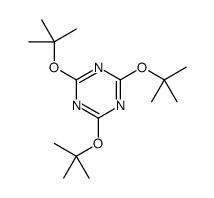 2,4,6-tris[(2-methylpropan-2-yl)oxy]-1,3,5-triazine Structure