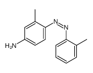 4-(o-tolylazo)-m-toluidine Structure