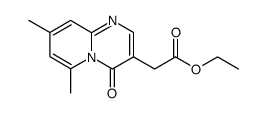 6,8-Dimethyl-4-oxo-4H-pyrido[1,2-a]pyrimidine-3-acetic acid ethyl ester picture