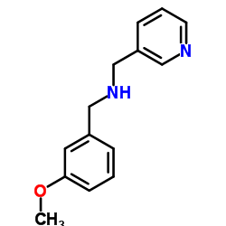 (3-METHOXY-BENZYL)-PYRIDIN-3-YLMETHYL-AMINE structure