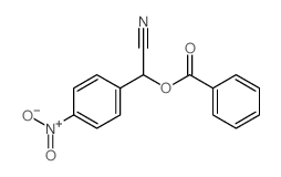 [cyano-(4-nitrophenyl)methyl] benzoate结构式