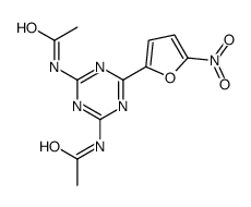 NN65NITRO2FURYLSTRIAZINE24DIYLBISACETAMIDE structure