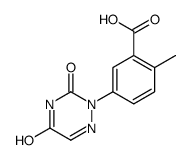 5-(3,5-dioxo-1,2,4-triazin-2-yl)-2-methylbenzoic acid结构式