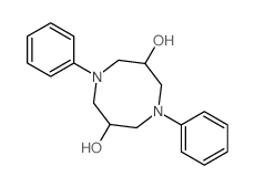 1,5-Diazocine-3,7-diol,octahydro-1,5-diphenyl- Structure
