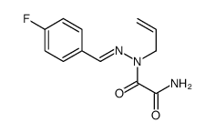 N'-[(4-fluorophenyl)methylideneamino]-N'-prop-2-enyloxamide Structure