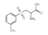 2-amino-3-(3-methylphenyl)sulfonylpropanoic acid结构式