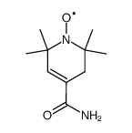4-amido-2,2,6,6-tetramethyl-1,2,5,6-tetrahydropyridine-1-oxyl Structure