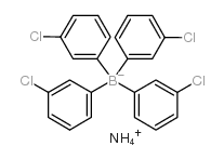 AMMONIUM TETRAKIS(3-CHLOROPHENYL)BORATE结构式