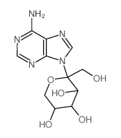 9H-Purin-6-amine, 9-b-D-fructopyranosyl- (9CI) picture