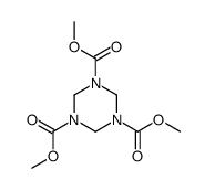 trimethyl 1,3,5-triazinane-1,3,5-tricarboxylate结构式