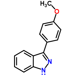 3-(4-甲氧基苯基)-1H-吲唑图片