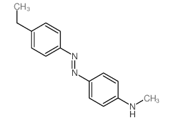 p-(4-ETHYLPHENYLAZO)-N-METHYLANILINE Structure