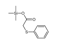trimethylsilyl 2-phenylsulfanylacetate Structure