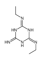 2-AMINO-4,6-BIS(ETHYLAMINO)-1,3,5-TRIAZINE structure