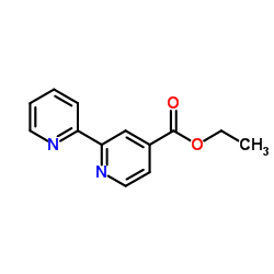 Ethyl 2,2'-bipyridine-4-carboxylate结构式