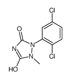 1-(2,5-dichlorophenyl)-2-methyl-1,2,4-triazolidine-3,5-dione结构式