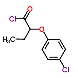 2-(4-Chlorophenoxy)butanoyl chloride结构式