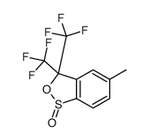 5-methyl-3,3-bis(trifluoromethyl)-2,1λ4-benzoxathiole 1-oxide Structure