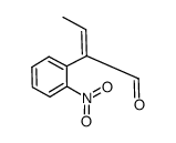 (Z)-2-(2-nitrophenyl)crotonaldehyde结构式
