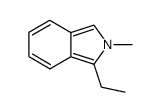 1-ethyl-2-methyl-isoindole结构式