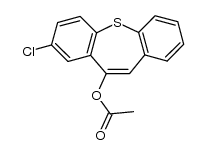 10-acetoxy-8-chlorodibenzo[b,f]thiepin结构式