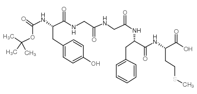 Boc-Met-Enkephalin structure