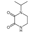 2,3-Piperazinedione,1-(1-methylethyl)-(9CI) structure