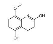 5-hydroxy-8-methoxy-3,4-dihydro-1H-quinolin-2-one结构式