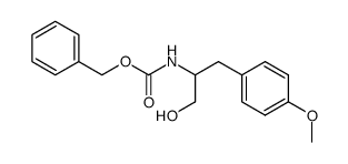 O-methyl-N-benzyloxycarbonyltyrosinol Structure