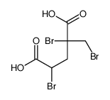 2,4-dibromo-2-(bromomethyl)pentanedioic acid Structure