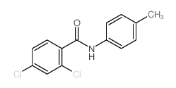 2,4-dichloro-N-(4-methylphenyl)benzamide structure