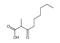 2-methyl-3-oxononanoic acid结构式