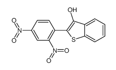 2-(2,4-dinitrophenyl)-1-benzothiophen-3-ol结构式