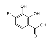 4-bromo-2,3-dihydroxybenzoic acid结构式