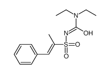 1,1-diethyl-3-(1-phenylprop-1-en-2-ylsulfonyl)urea Structure