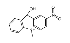 (2-Methylamino-phenyl)-(3-nitro-phenyl)-methanol结构式