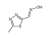 1,3,4-Thiadiazole-2-carboxaldehyde,5-methyl-,oxime结构式