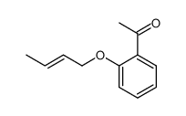o-crotyloxy acetophenone Structure