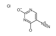 2,4-dioxo-1H-pyrimidine-5-diazonium,chloride Structure
