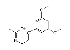 N-[2-(3,5-dimethoxyphenoxy)ethyl]acetamide结构式