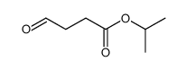 propan-2-yl 4-oxobutanoate结构式