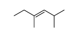 (E)-2,4-dimethyl-hex-3-ene结构式