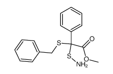 Methyl-α-aminothio-α-benzylthio-phenylacetat结构式