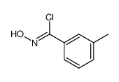 3-methyl-N-hydroxy-benzenecarboximidoyl chloride Structure