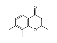 2,7,8-trimethyl-2,3-dihydrochromen-4-one Structure