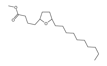 methyl 4-[(2S,5R)-5-decyloxolan-2-yl]butanoate结构式