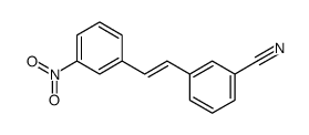 3-[2-(3-nitrophenyl)ethenyl]benzonitrile Structure